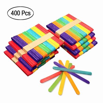 Тополь 4.5Inch покрасил ручки Popsicle для ремесел DIY