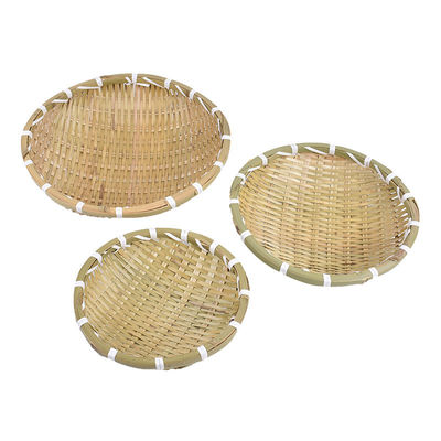 Поднос торта плиты плода столовой Handmade бамбуковый