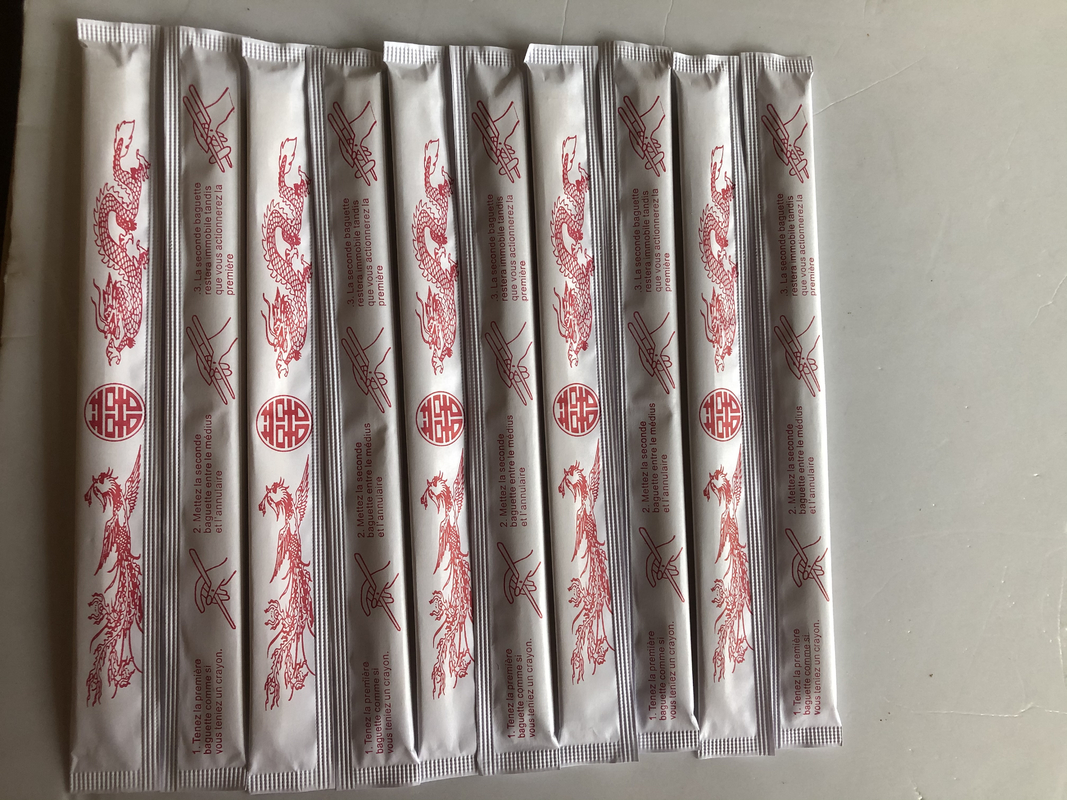 Палочки 21CM -24CM TENSOGE Dispossiable бамбуковые с полной бумагой в оболочке для китайской еды