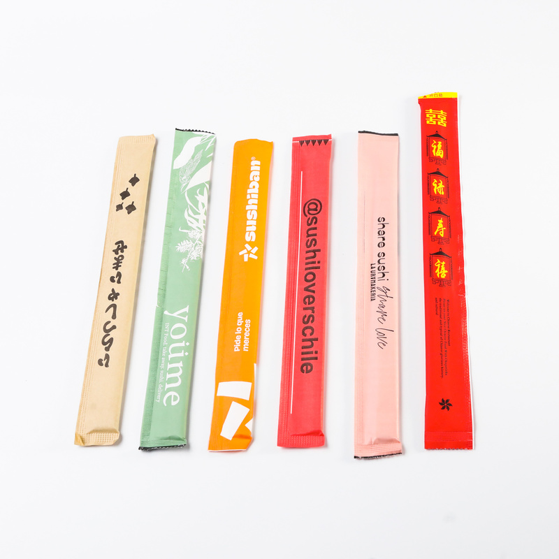 Japanese restaurant sushi disposable bamboo chopsticks with paper wrap.Disposable Bamboo Chopsticks ,Eco-Friendly ,natural bamboo chopsticks