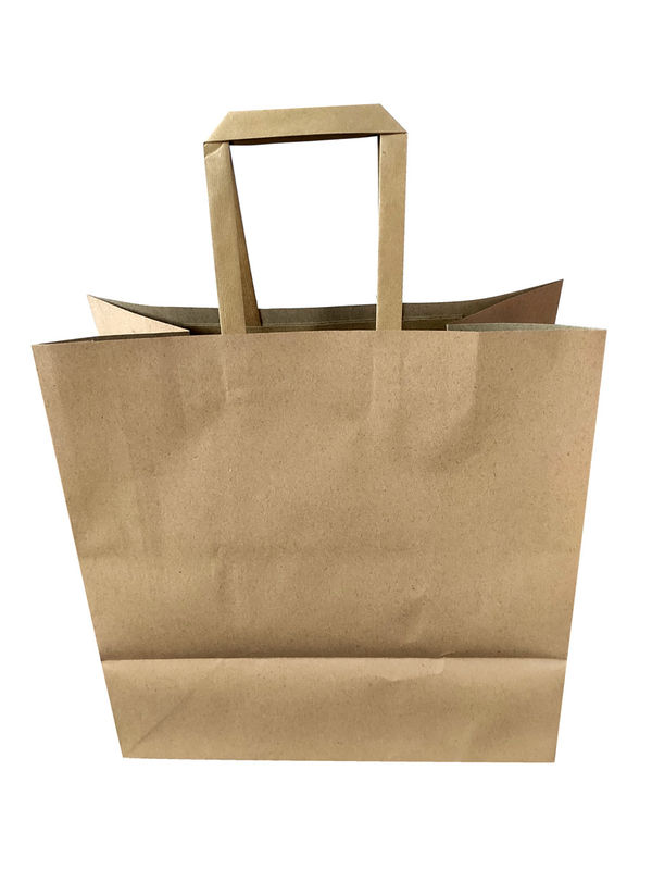 100% Recyclable 12 красит бумажный мешок Kraft чернил сои 15*8*21cm