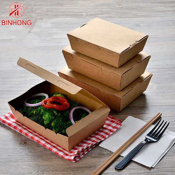 Takeout повторно использованная складывая бумага принимает прочь коробке устранимое 24oz