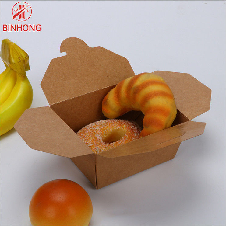 Устранимое выполненное на заказ 33oz Eco дружелюбные на вынос коробки