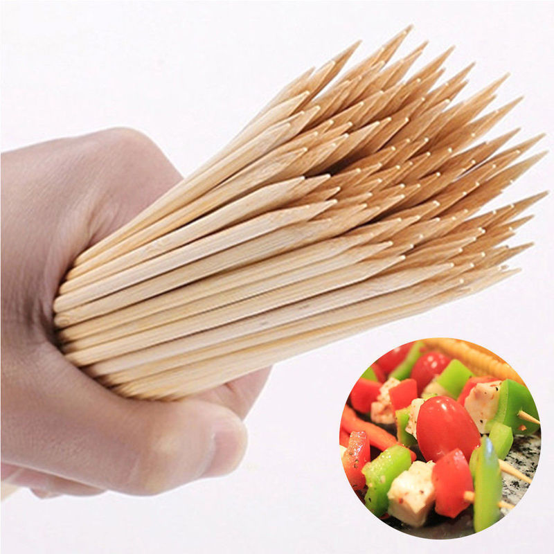 Ручки БАРБЕКЮ OEM 10cm бамбуковые для мяса Impaling машина