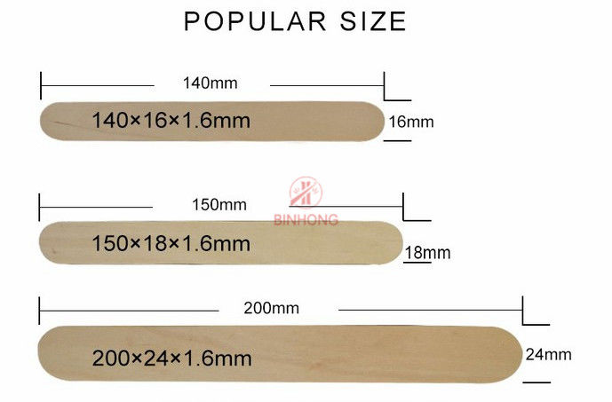 Устранимые Biodegradable ручки столового прибора 140mm деревянные смешивая