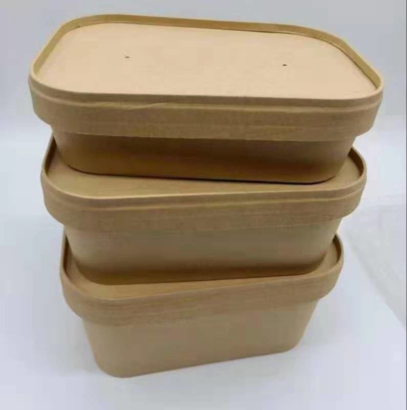 Бумага SGS квадрата принимает прочь коробке Biodegradable устранимое