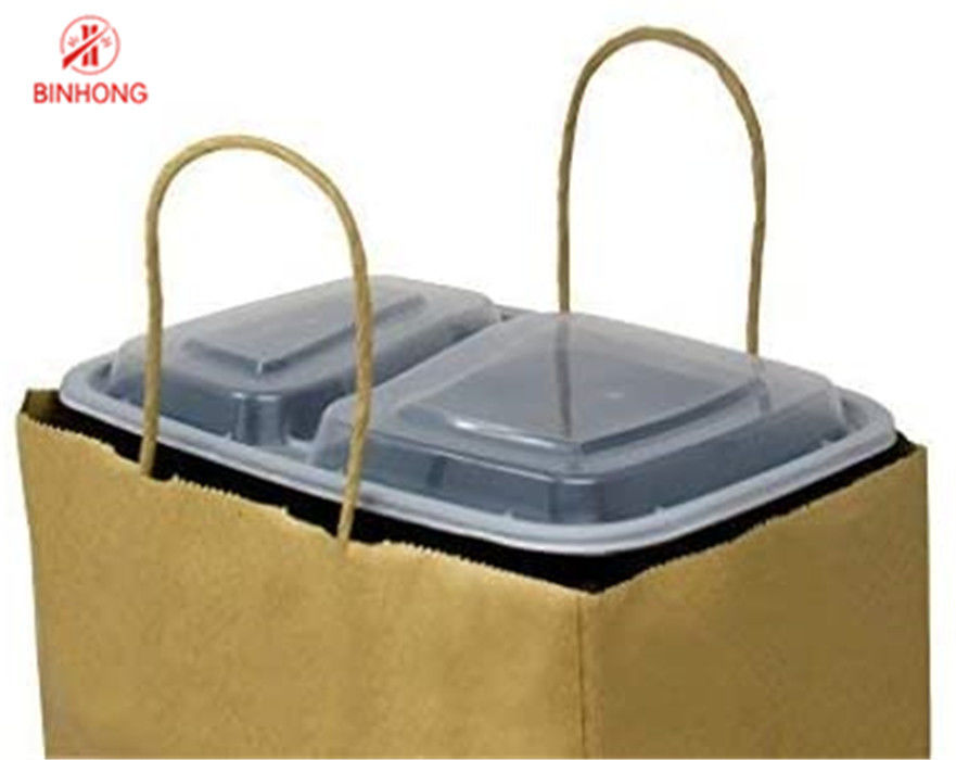 Бумажный мешок прочного 10×5×13» Kraft с ручками
