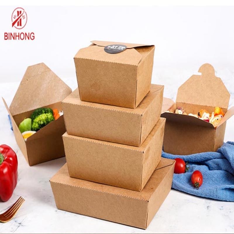 Biodegradable напечатанная бумага принимает прочь коробке устранимое 55oz