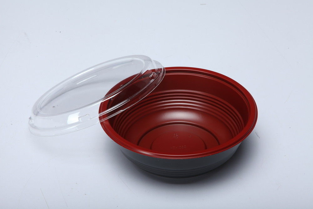 Шар риса упаковки еды PP стойкости пластиковый Microwavable устранимый