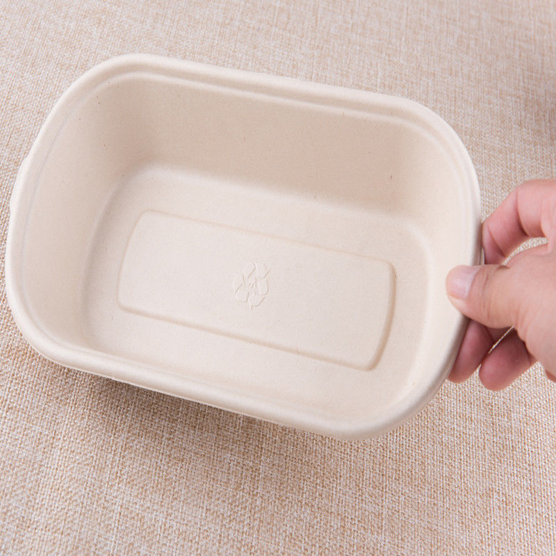 Коробка для завтрака 500ml 700ml 850ml 1000ml 5 отсеков устранимая бумажная