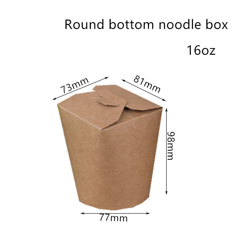 коробка лапши 16oz 26oz 32oz устранимая с круглым дном