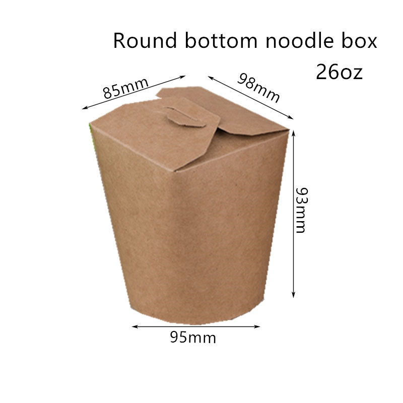 коробка лапши 16oz 26oz 32oz устранимая с круглым дном