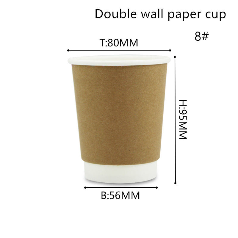 Biodegradable горячие и холодные чашки 8oz 12oz 16oz напитка