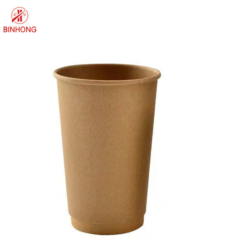 Покрытые PE кофейные чашки BPA 300gsm Kraft бумажные свободные