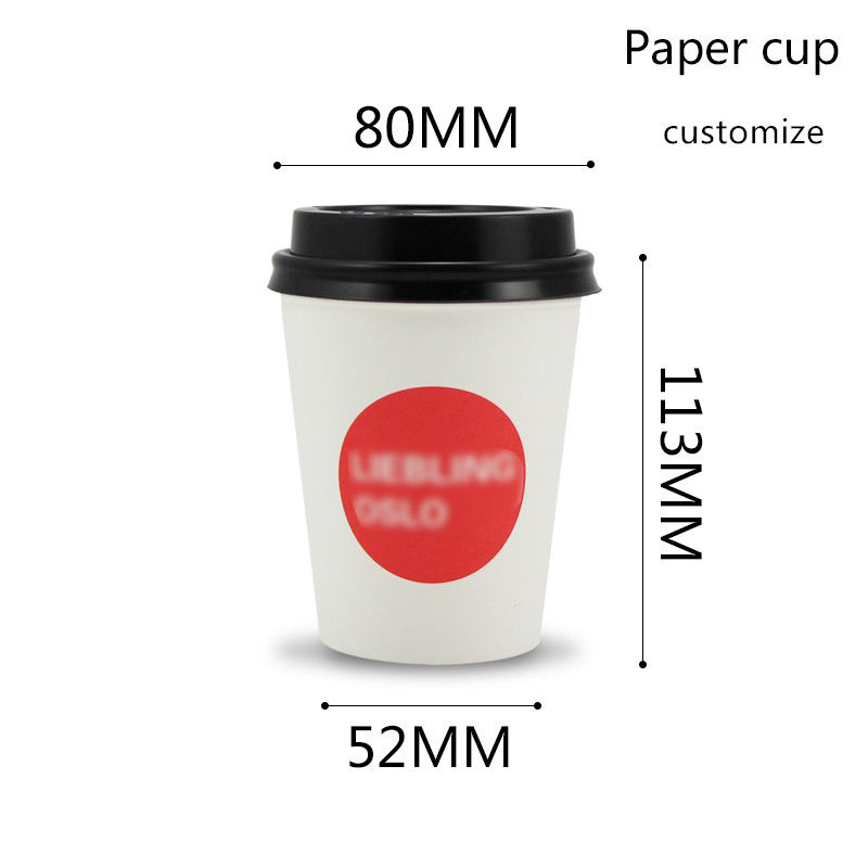 Compostable PLA выровнял чашки бамбуковой бумаги волокна 280gsm выпивая