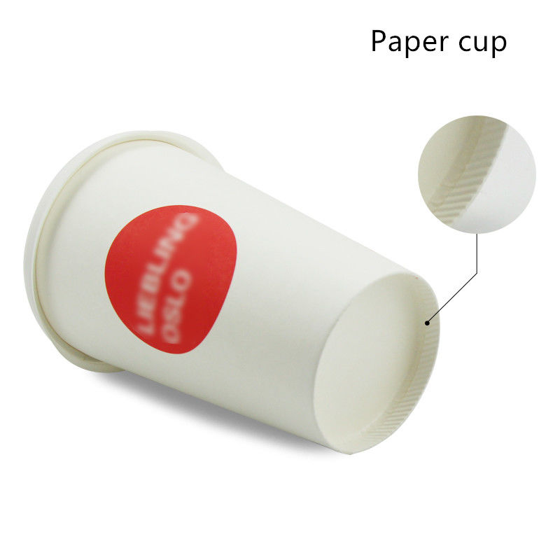 Compostable PLA выровнял чашки бамбуковой бумаги волокна 280gsm выпивая