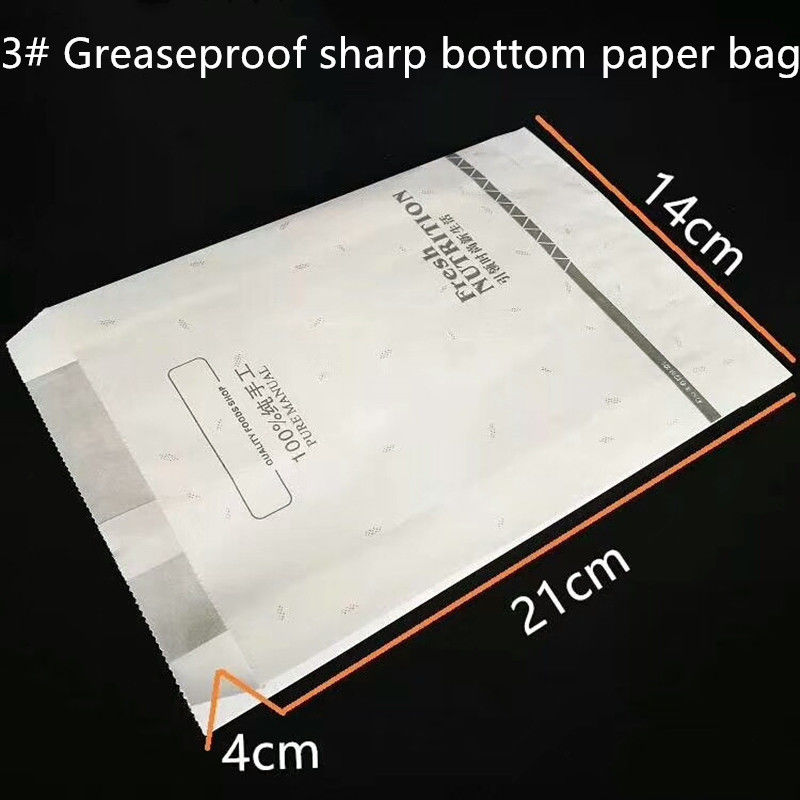 Устранимый Biodegradable жиронепроницаемый бумажный мешок SOS выноса