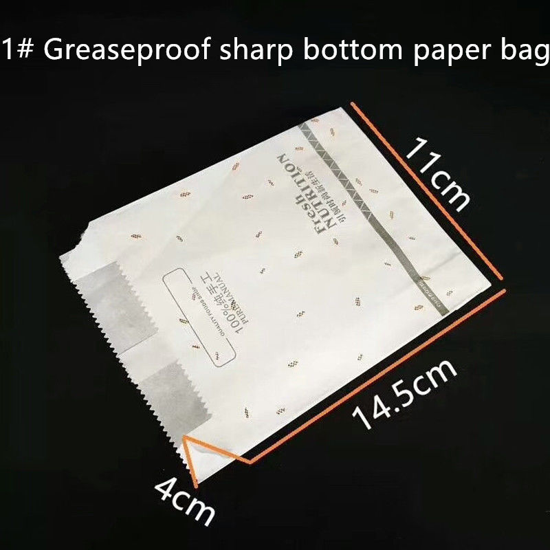 Устранимый Biodegradable жиронепроницаемый бумажный мешок SOS выноса
