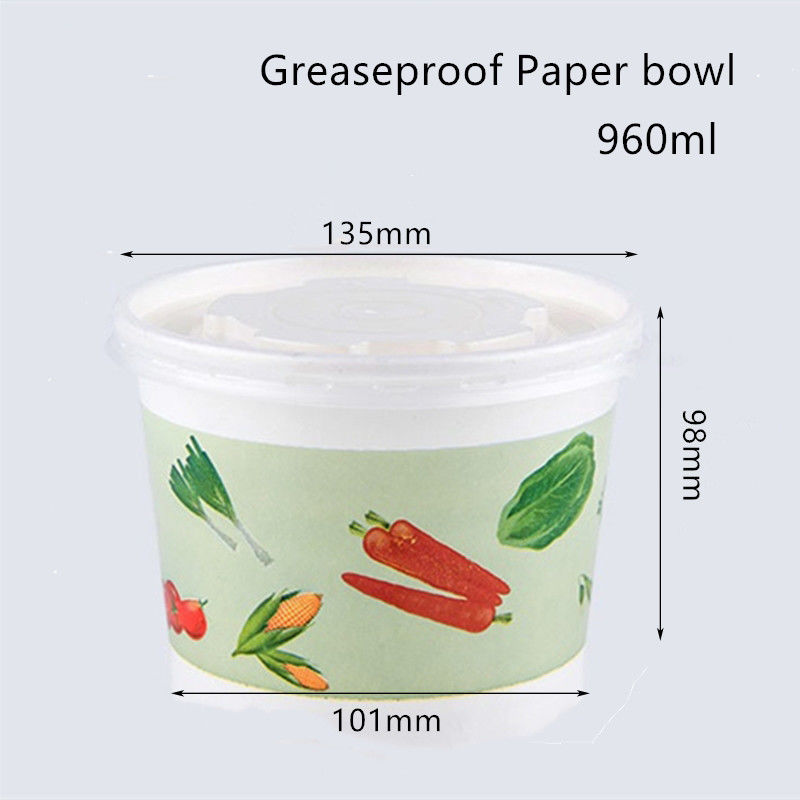 Flexo печатая жиронепроницаемый устранимый бумажный шар для супа