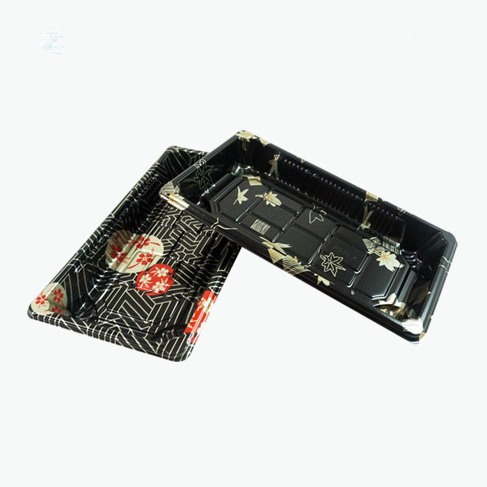 Поднос суш PS OEM пластиковый устранимый с анти- крышкой тумана