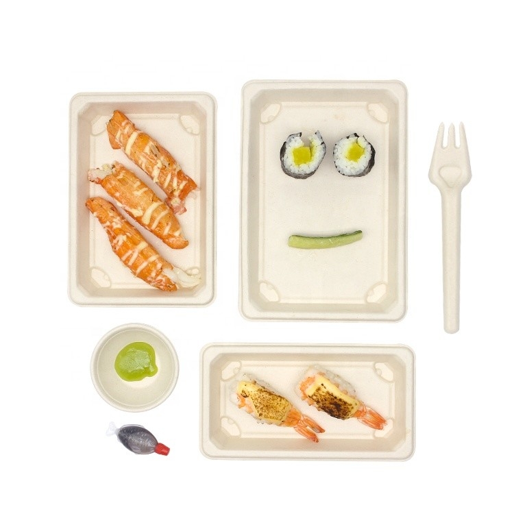 Compostable Eco коробки упаковки суш торта дружелюбное Biodegradable